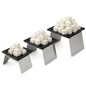 Piramit form metal yükseltici, gold ve siyah renk seçenekli