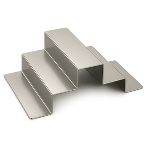 paslanmaz çelik merdiven bardak standı 3 katlı