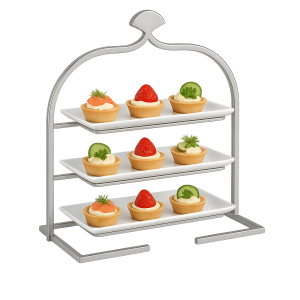 dikdörtgen paslanmaz çelik teşhir standı