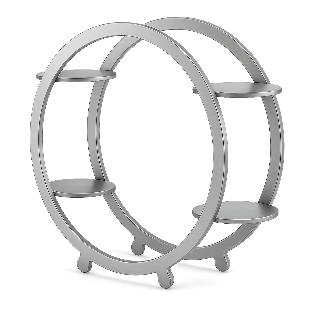 4’lü dönme dolap tatlı sunum standı