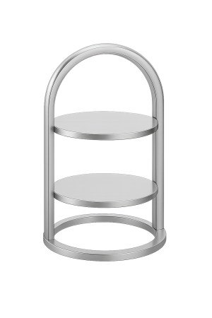 mini merit paslanmaz çelik sunum standı