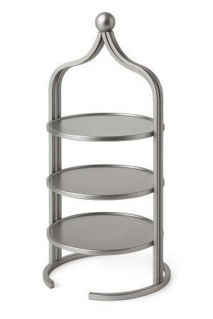 mini 3 katlı sunum standı