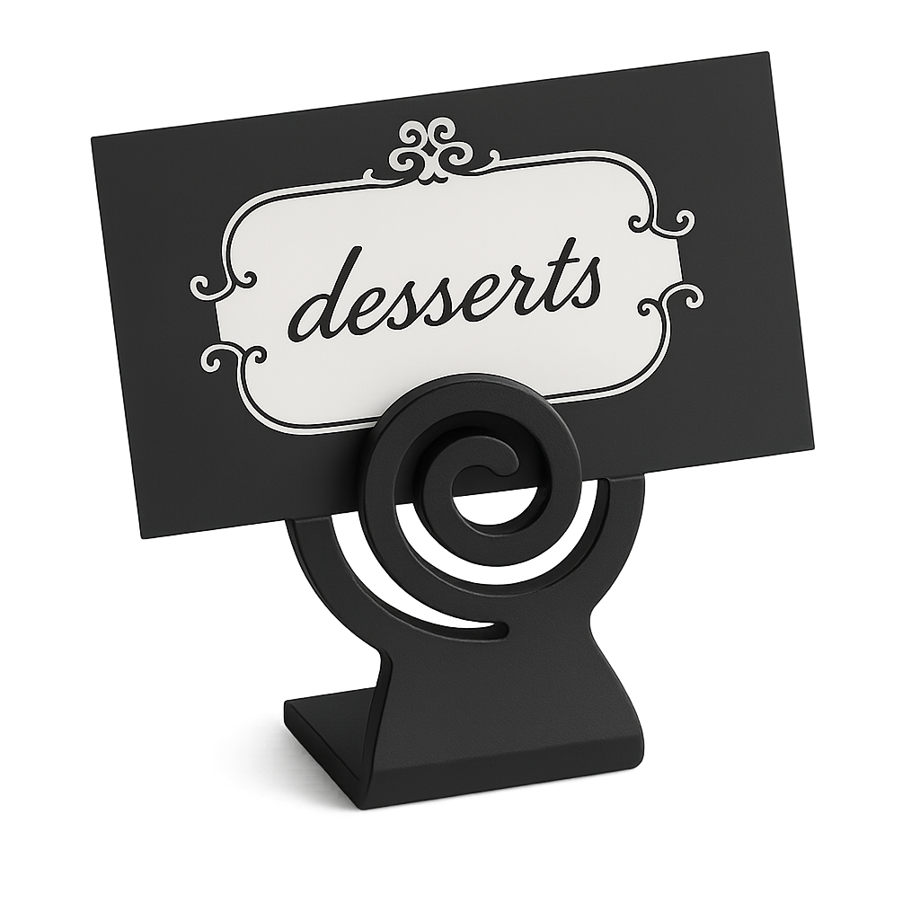 siyah statik masa isimliği