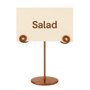 bakır renkli paslanmaz çelik masa isimliği