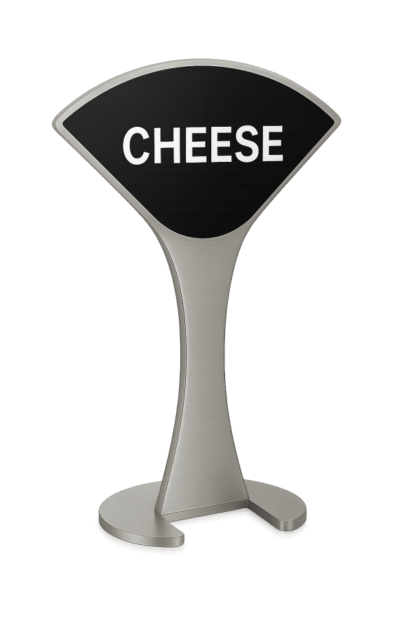 paslanmaz çelik ayaklı isimlik