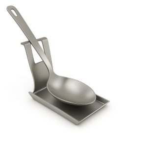 paslanmaz çelik kepçe ve kaşık standı