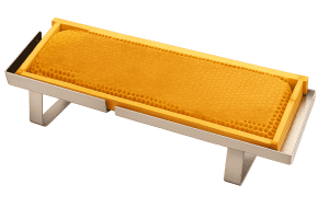 paslanmaz çelik yatay petek bal standı