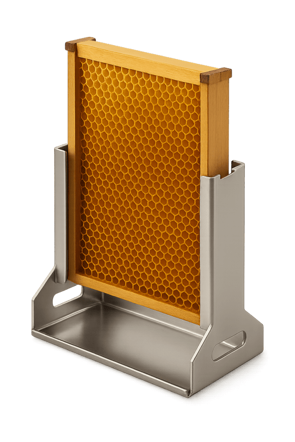 paslanmaz çelik dikey petek bal standı