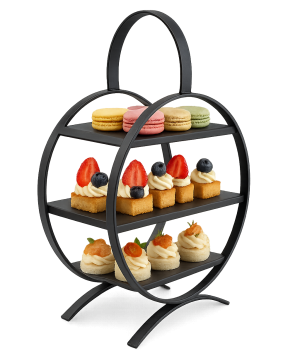 üç katlı dönme dolap sunum standı